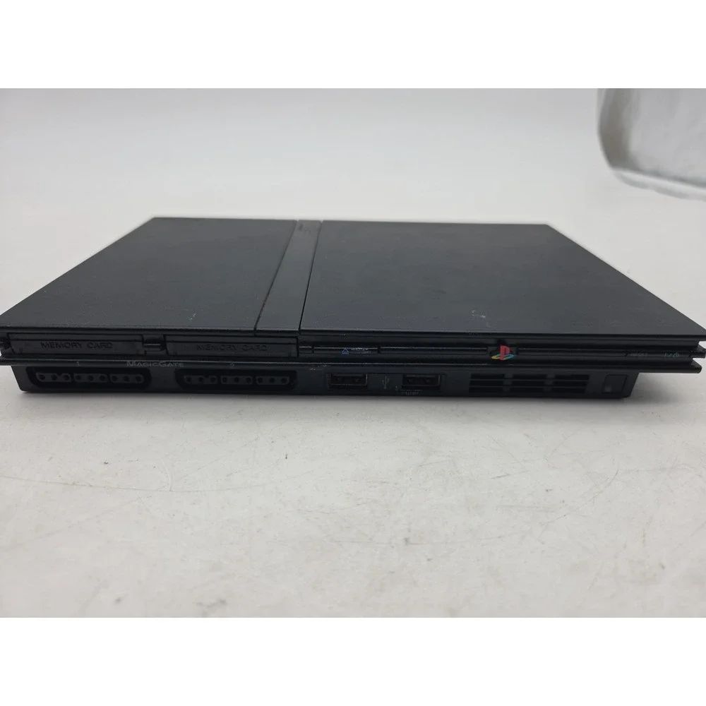 Sony PlayStation 2 PS2 Slim SCPH-75001 Black Console Only For Parts Or Repair